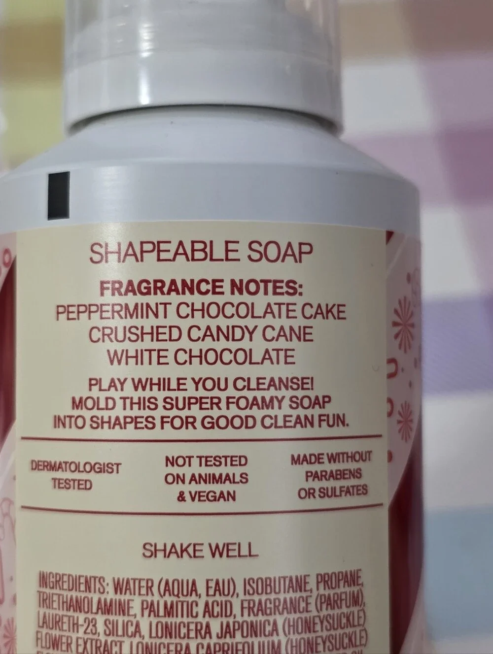 Bath Body Works Milk Bar Peppermint Bark Truffle Shapeable Soap NEW RARE